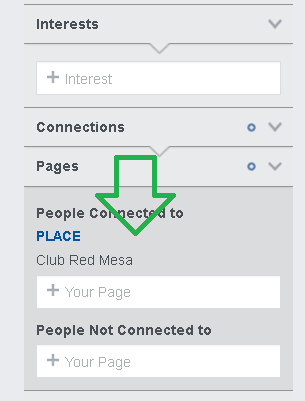 If one has a large enough Page audience, it can be selected and analyzed using Facebook Audience Insights.